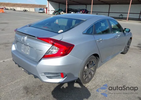 2019 Honda Civic Sport from USA, damaged, VIN 2HGFC2F81KH529824